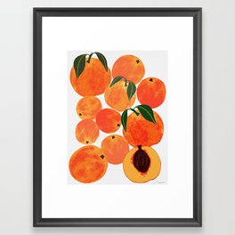 Peach Harvest Framed Art Print