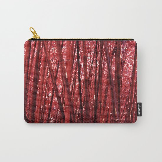 Red Bamboo Carry-All Pouch