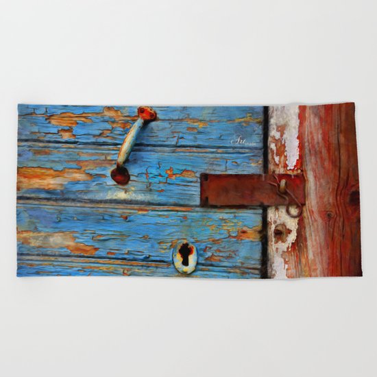 Door Beach Towel