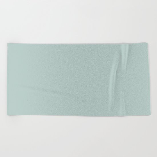 Forest Fern Green Beach Towel