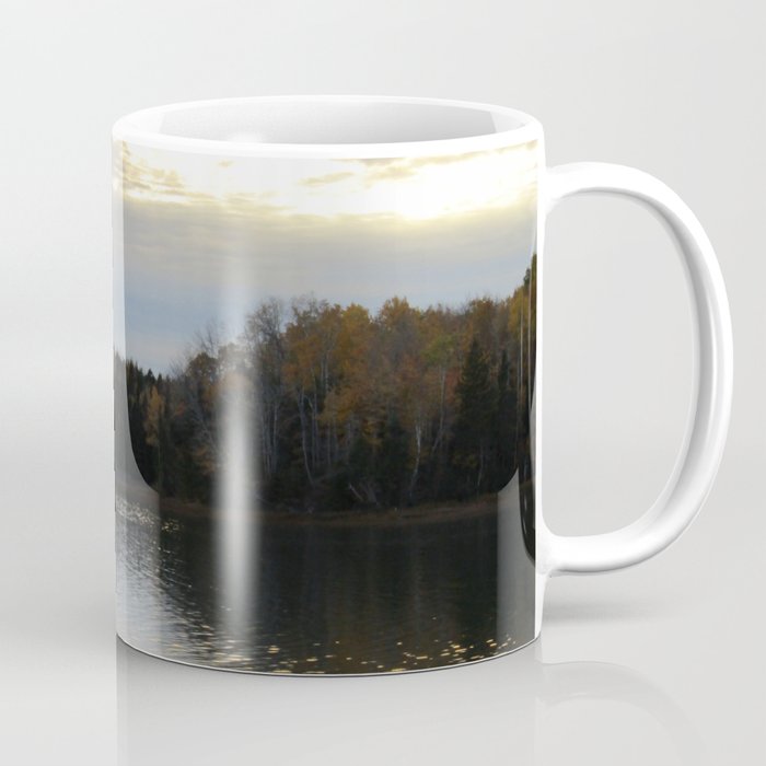 Downeast Autumn Reflections of Scattered Illuminations Coffee Mug