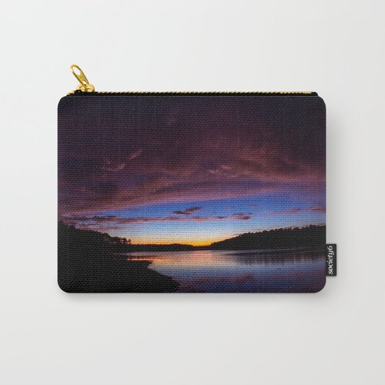 Sunset Over The Lake Carry-All Pouch
