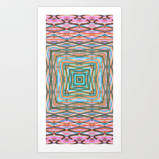 Touchy Vibrations. Art Print