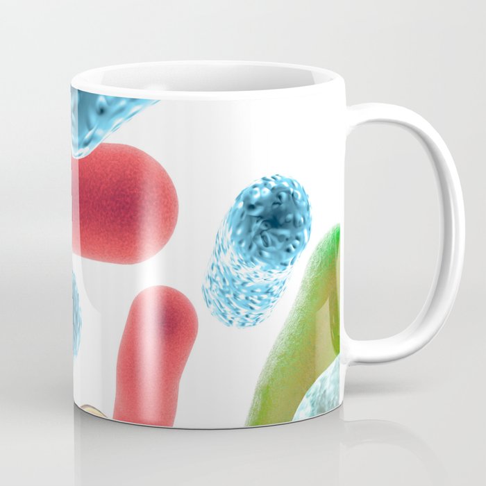 "CLOSE UP E. COLI" Pattern Image Photo ...Micro  Coffee Mug