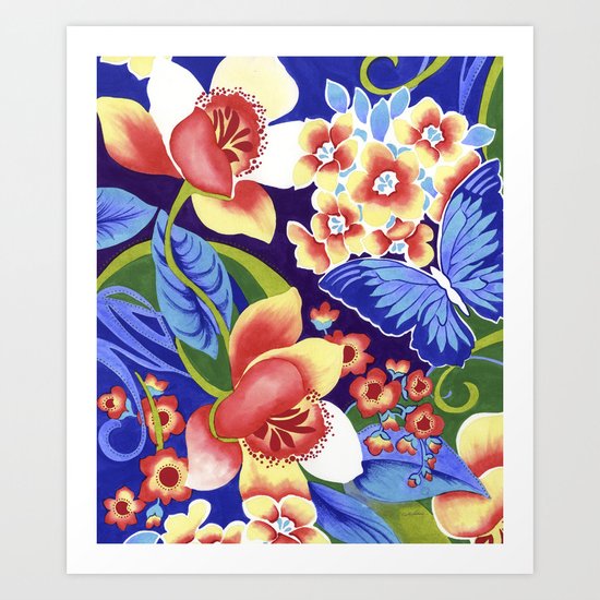 Whimsical Garden Art Print