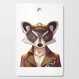 Raccoon - Cool Nature Raccoon - Cute Raccoon Cutting Board