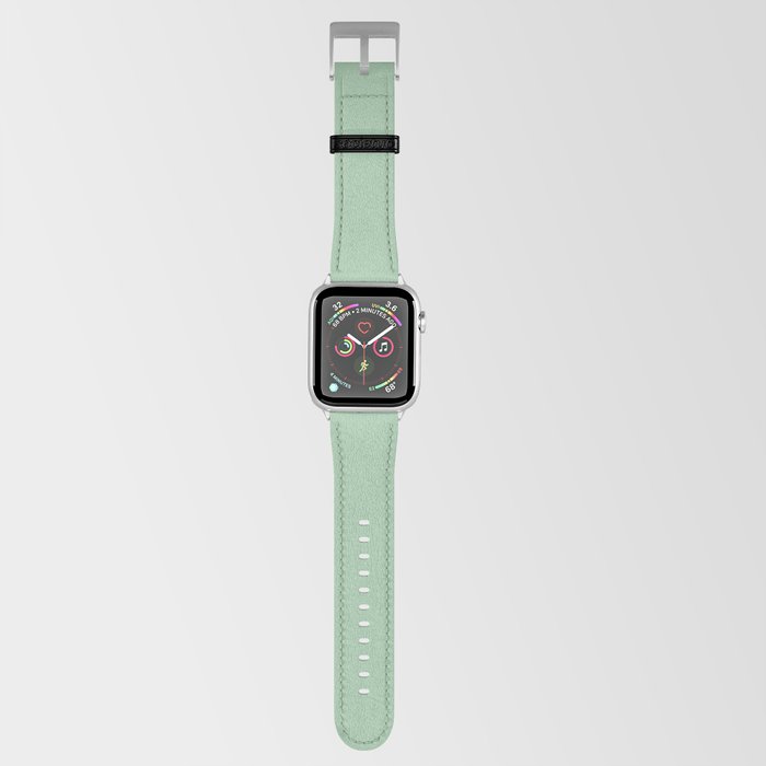 SEA GLASS GREEN. Plain pastel color  Apple Watch Band