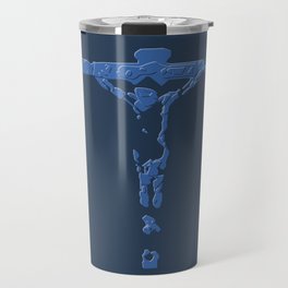 Blue crucifix Travel Mug