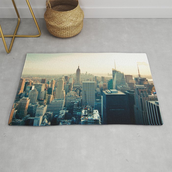 Good Evening New York City Rug By Newyorkcityart Society6