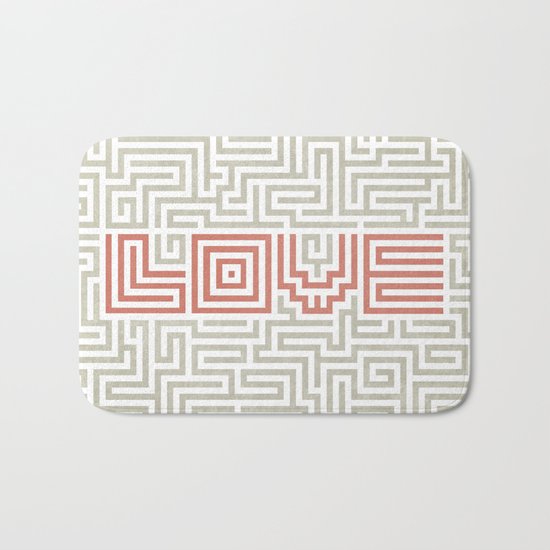 Love game Bath Mat