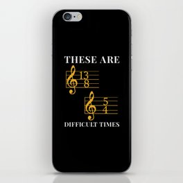 Music Musician Music Note Gift iPhone Skin