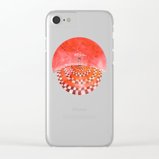 Somewhere Over the Rain Clear iPhone Case