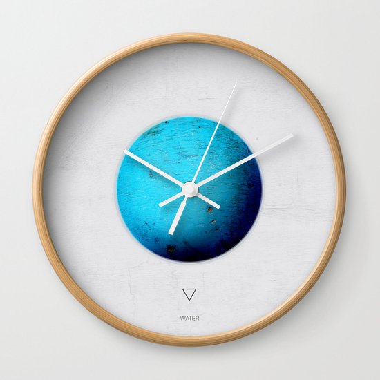 Element: Water Wall Clock