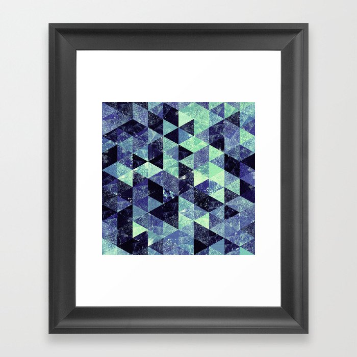 Abstract Geometric Background #6 Framed Art Print