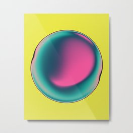 ECTOPLASM 5 Metal Print | Curated, Minimalist, Jazzberryblue, Abstract, Abstractgradient, Graphicdesign, Psychedelic, Colorful, Gradient 