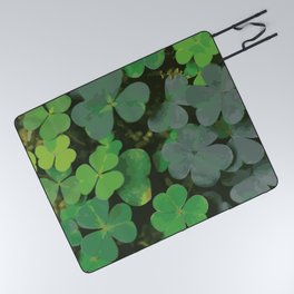 Bed of Clovers Picnic Blanket
