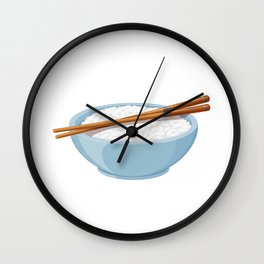 Exercise I Thought you Said Extra Rice Wall Clock