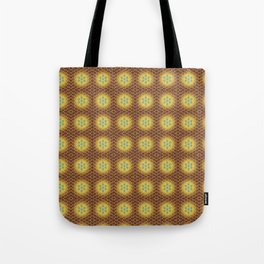 VIRGO sun sign Flower of Life repeat pattern Tote Bag