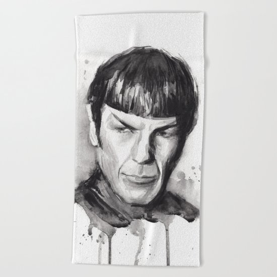 Spock Star Trek Beach Towel
