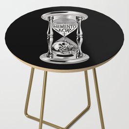 Memento Mori Hourglass Side Table