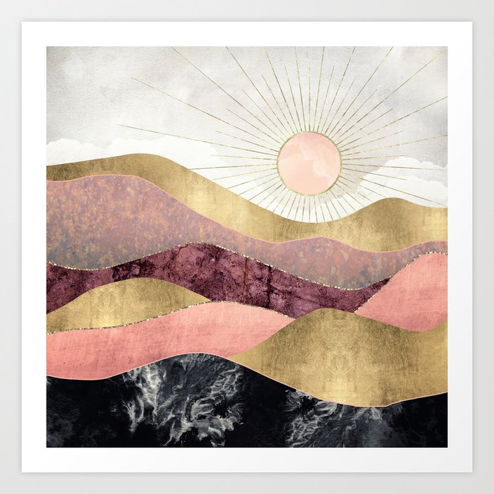 Blush Sun Kunstdrucke Blush Sun Kunstdrucke