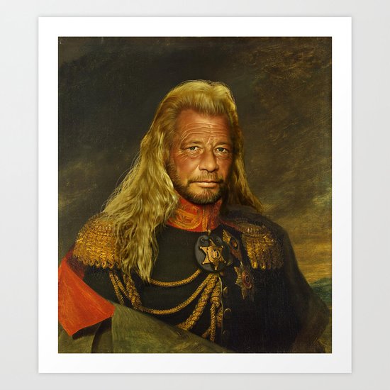 Duane 'Dog' Chapman - replaceface Art Print