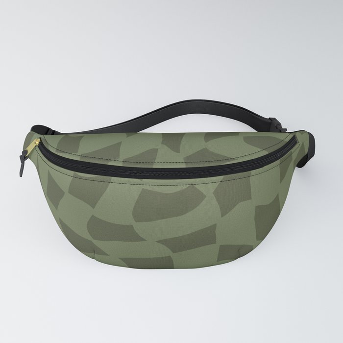 Checkers Gone Wild - Green Fanny Pack