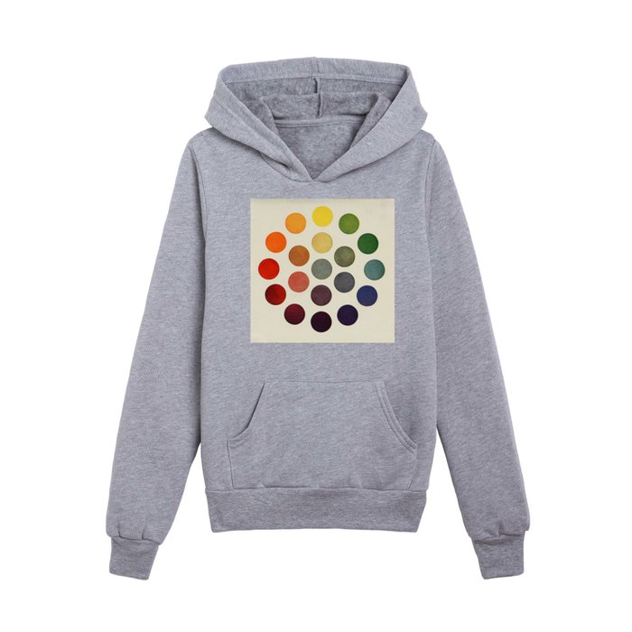Parsons Spectrum Color Chart and Value Scale - Color Wheel from The Principles of Advertising Arrangement 1912 Kids Pullover Hoodie