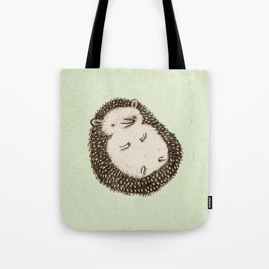 Plump Hedgehog Tote Bag