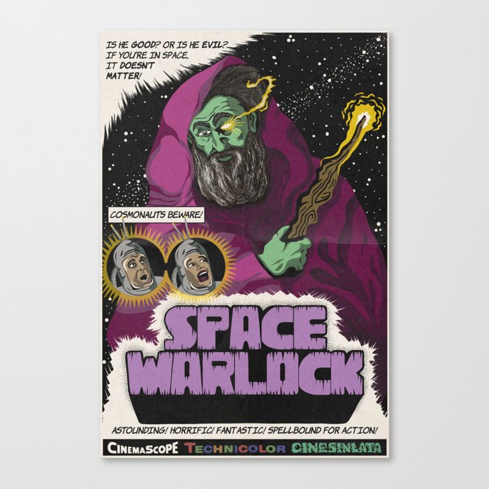 Space Warlock Canvas Print