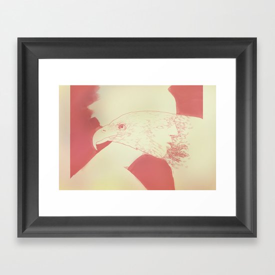 "Once I Was an Eagle" by Justin Hopkins Framed Art Print