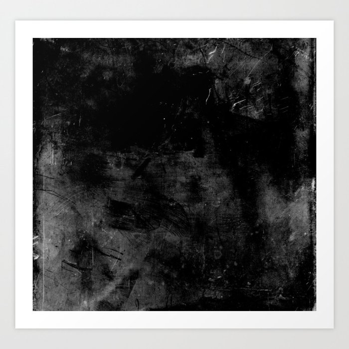 Black as coal Art Print