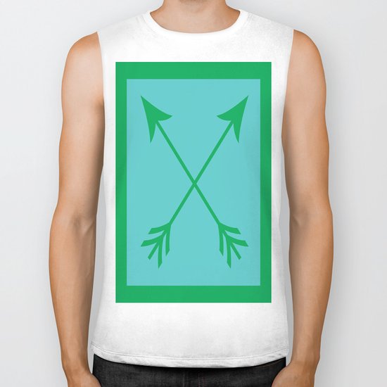 Crossed Arrows Biker Tank
