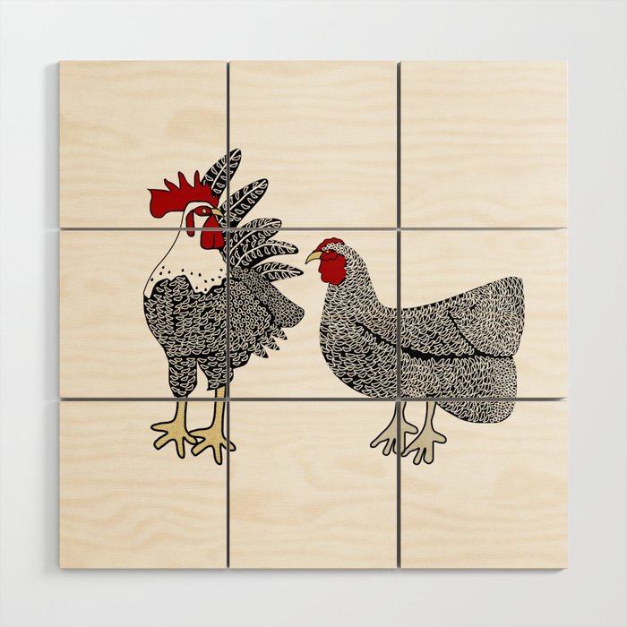 Mr. and Mrs. Wing Wood Wall Art