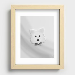 Westie- The Bowtie  Recessed Framed Print