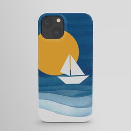 A sailboat in the sea iPhone Case