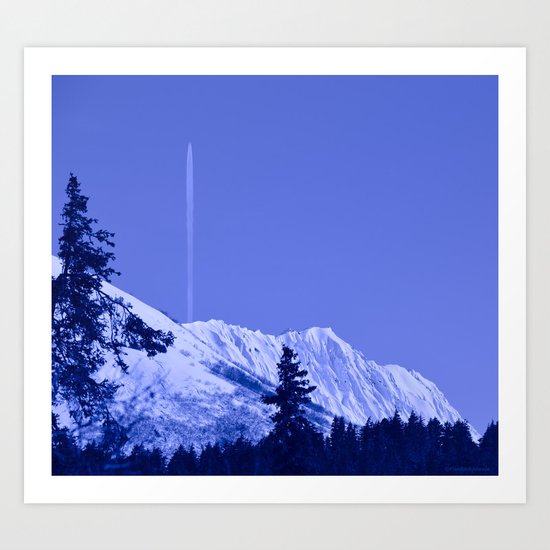 True Blue Art Print
