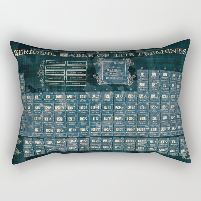 periodic table of elements Rectangular Pillow
