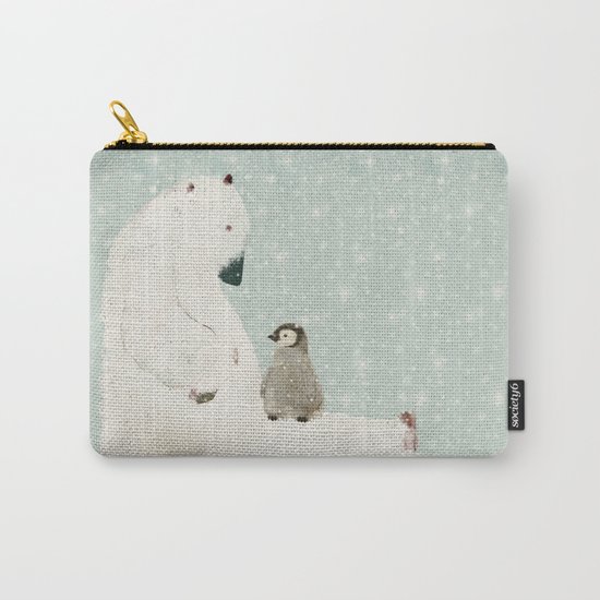 penguin and bear Carry-All Pouch