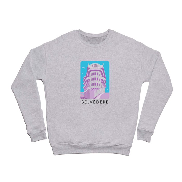 Belvedere Poster Design Crewneck Sweatshirt