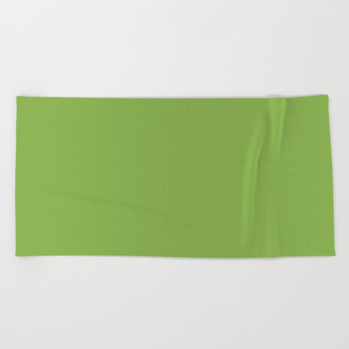 Green Apple - Solid Color Collection Beach Towel