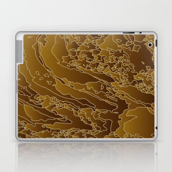Melted copper sensation Laptop & iPad Skin