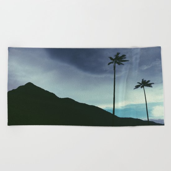 Palm trees Beach Towel