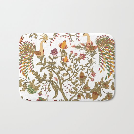 The garden of Eden. Birds. Bath Mat