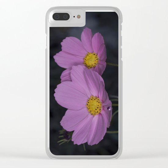 Cosmos water drop Clear iPhone Case