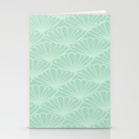 Lady in Mint Stationery Cards