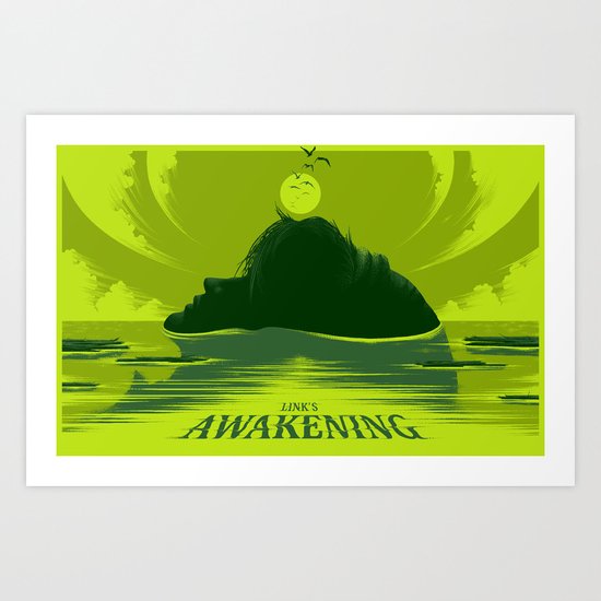 Link's Awakening (Open Edition) Art Print