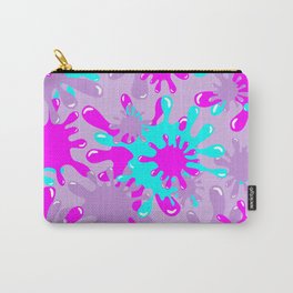 Slime in Lavender, Pink & Blue Carry-All Pouch