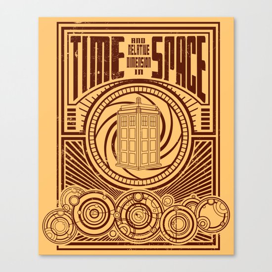 Time and Space Canvas Print