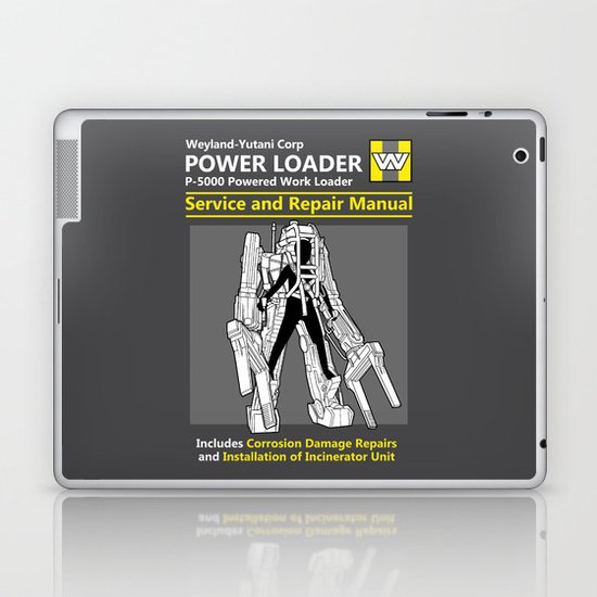 Power Loader Service and Repair Manual Laptop & iPad Skin